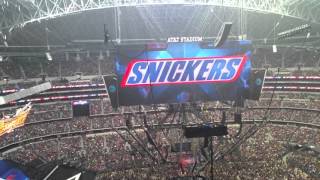 WWE Wrestlemania 32 intro pyro [upl. by Eirrotal15]