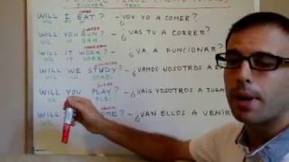 CLASES DE INGLES 18 Preguntas en ingles en Futuro [upl. by Skardol]