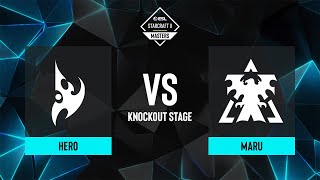 herO vs Maru  ESL SC2 Masters Winter 2023 Finals  Knockout Stage [upl. by Annoel]