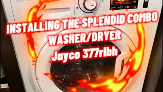 INSTALL OF OUR NEW SPLENDIDE WASHERDRYER COMBO [upl. by Pul315]