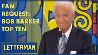 Fan Request Bob Barkers Uncensored Top Ten  Letterman [upl. by Arras]