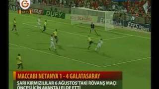 MACCABI NETANYA 1  4 GALATASARAY OZETI IZLEYIN GS TV [upl. by Repsihw]