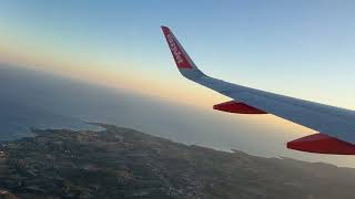 Easyjet flight Kefalonia to Gatwick EZY6408 [upl. by Ahsoyem]