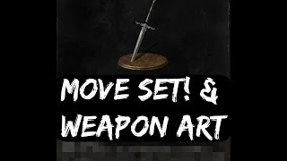 Dark Souls III Drakeblood Greatsword Move Set [upl. by Asirral]