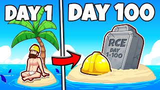 Surviving 100 DAYS on a desert island [upl. by Batha361]