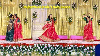 Stunning Brides Dance Performance  Chaap Tilak  Ghoomar  Easy Bridal Dance Choreography [upl. by Asinet]