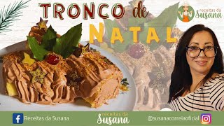 Tronco de Natal RECEITA SUPER FÁCIL [upl. by Candra760]