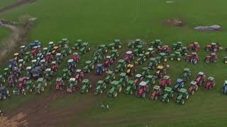 Romsey Young Farmers Tractor run Start [upl. by Carena]