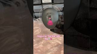 How to Put on our “Pink Skull” Belly Ring☠️💗 [upl. by Relyuc39]