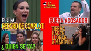 Tierra hace Llorar a Maripily  Los Nominados  Fuera Clovis  Cristina récord de Complot en LCDLF4 [upl. by Savory100]