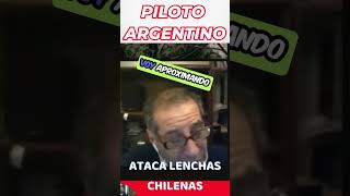 🇦🇷 🇨🇱 💥 PILOTO ARGENTINO ATACA A TRES LANCHAS RAPIDAS CHILENAS [upl. by Ennairek]