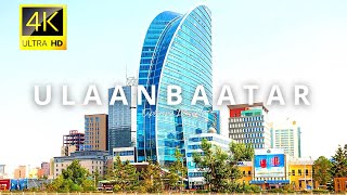 Ulaanbaatar Mongolia 🇲🇳 in 4K 60FPS ULTRA HD Video by Drone [upl. by Vivyan]