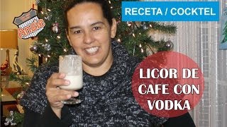 COMO HACER BEBIDA DE LICOR DE CAFE CON VODKA  RECETA FACIL [upl. by Lorraine]