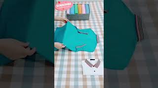 Cloth folding hacks 123 diyideas dailyhacks youtubeshorts shorts [upl. by Ayanej]