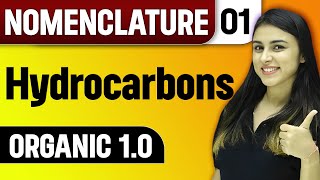 Hydrocarbons  Nomenclature  Organic 10 [upl. by Aanas]