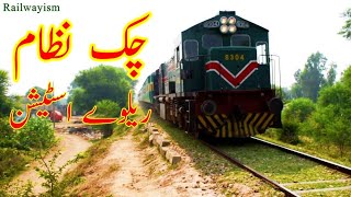 Pakistan Railways1st Video Of Chak Nizam Railway Station Between Malakwal amp Haranpur Jn [upl. by Hauge]