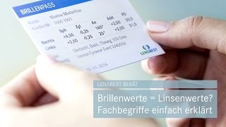 Brillenwerte gleich Kontaktlinsenwerte  Tipps von Lensbest [upl. by Bastien717]