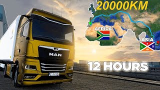 ETS2 Longest Delivery Morocco to Indonesia Africa to Asia  Euro Truck Simulator 2 [upl. by Siuqramed406]