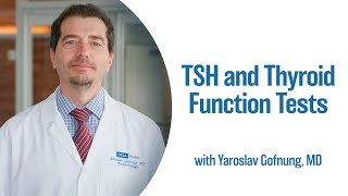 TSH and Thyroid Function Tests  UCLA Endocrine Center [upl. by Dittman]