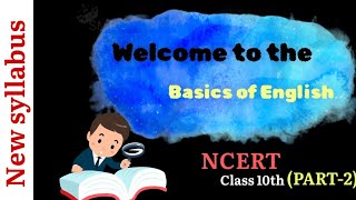 10th class basics of english basic grammar and vocabulary part2 class 10th ncert new syllabus [upl. by Vasilek]