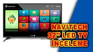 Navitech 32 HD Android LED TV İnceleme ve Kutuaçılışı  LDS3255 HD [upl. by Tini]