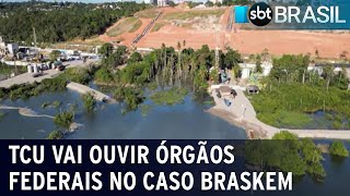 Análise do TCU aponta que ruptura de mina da Braskem não poluiu lagoa  SBT Brasil 181223 [upl. by Aretahs]