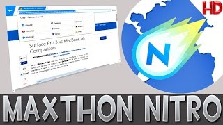 Como descargar Maxthon Nitro Navegador Pc [upl. by Elocyn]