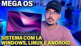 MEGA OS Sistema Super Leve Para PCNotebook Fraco com IA Android e Windows Wine [upl. by Sophia]