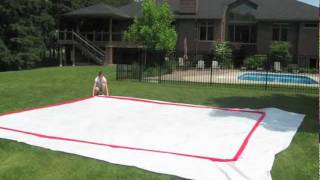 How to Build a Backyard Rink by RinkMaster Canada [upl. by Eizzik219]