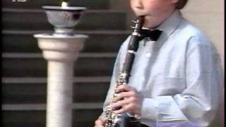 Alexey Gorokholinsky Adagio for Clarinet and Piano by Casadesus [upl. by Ettenel]