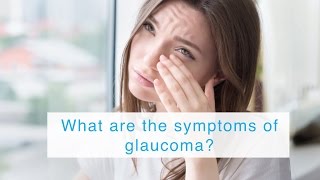 What are the symptoms of glaucoma [upl. by Inaja]