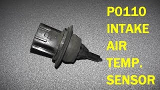 How To Test and Replace Intake Air Temperature Sensor P0110 HD [upl. by Magen]