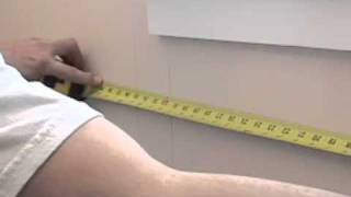 Measuring for Wainscoting panels [upl. by Zielsdorf]