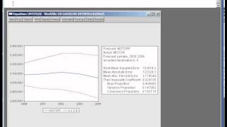 Using EViews to construct a forecast [upl. by Barrett]