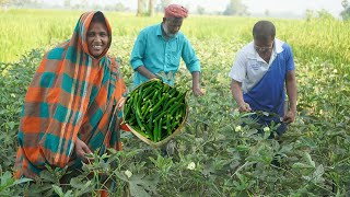 Stuffed Lady’s Finger Recipe FRESH BHENDI OKRA FRY Dherosh Curry Youll Want To Make Again And Again [upl. by Nika]