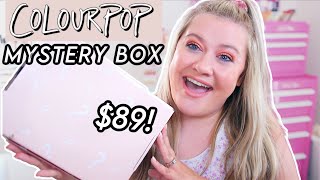 COLOURPOP MYSTERY BOXES ARE HERE UNBOXING THE MEGA MYSTERY BOX [upl. by Vardon]