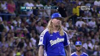 Navegantes del Magallanes vs Leones del Caracas 25102017 [upl. by Aissyla633]