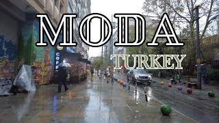 Walking Tour in Moda Kadikoy  Istanbul Walk 4K 60FPS cartour [upl. by Isteb]