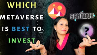 Which Metaverse is best to Invest  Hindi [upl. by Akcirederf]