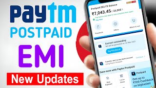 Paytm postpaid emi new updates [upl. by Soo]