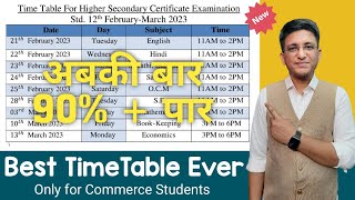 NEW HSC Timetable  Board Exams 2023  21st February 2023  Class 12th  Hemal Sir [upl. by Adella]