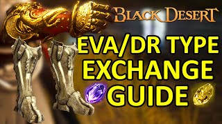 Ators Shoes amp Dahns Gloves Exchange Guide to EvasionDamage Reduction DR Type Black Desert BDO [upl. by Sidwohl]