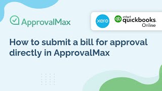 How to submit a bill for approval directly in ApprovalMax [upl. by Ahsitak606]