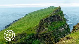 Mykines Faroe Islands Puffins and Landscapes Amazing Places 4K [upl. by Everard739]