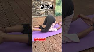 Plow Yoga Pose  Benefits Yogic Fitness yoga meditationmusic yogaforstrengthandflexibility [upl. by Pasquale]