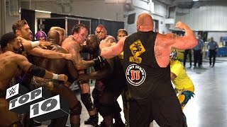 Brutal Backstage Brawls WWE Top 10 [upl. by Achilles]