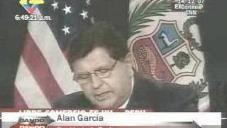 Alan García habla en inglés y llama quotExcelenciaquot a Bush O [upl. by Onidranreb]