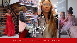 VLOGMAS DAY 3  BREAKDOWN OUT OF NOWHERE  ITS OFFICIAL I NEED GLASSES amp CHEERING JOURNIE UP [upl. by Mohamed993]