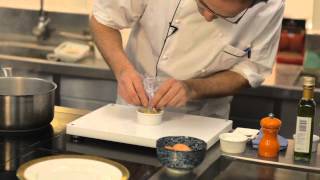 How to make the perfect poached egg using cling film with Alexis Gauthier  Taste Festivals [upl. by Brenner]