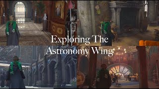 Exploring All Classrooms and Towers in the Astronomy Wing  Hogwarts Legacy ambience [upl. by Ioab94]